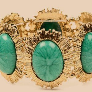 Amrita Singh Turquoise & Goldtone Hera Bracelet
